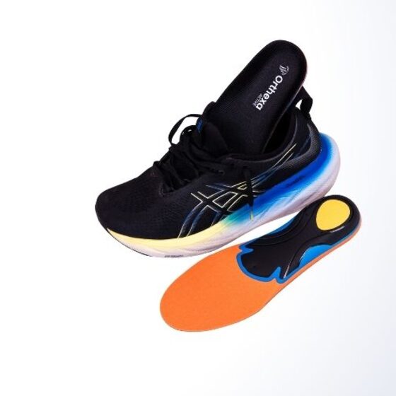Semelle dans une chaussure de sport