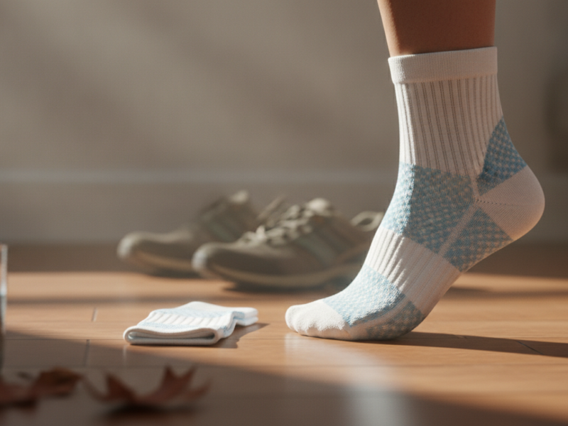 Chaussettes de compression fasciite plantaire pour marcher sans douleur