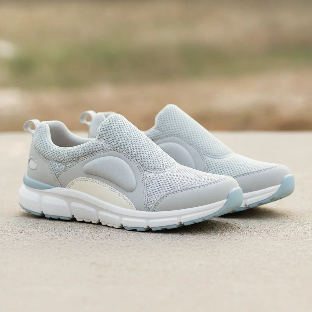 Chaussures larges à talon bas avec semelle et coussinet métatarsien pour dégager l'avant-pied